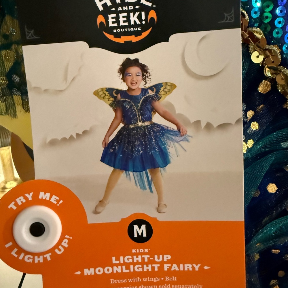 Kids' Light-Up Moonlight Fairy Costume - Picture 6 of 7